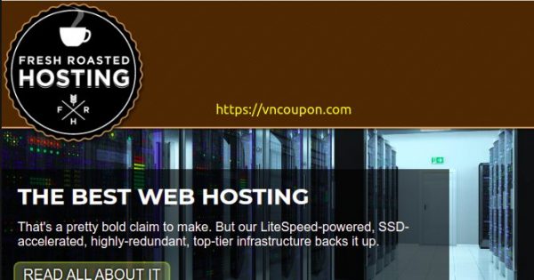 Fresh Roasted Hosting - Premium VPSes from $14.95/month