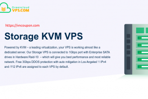 GreenCloudVPS – Special Storage VPS only $48/Year + 10% Off Storage KVM VPS in USA/EU/SG/HK/JP/VN