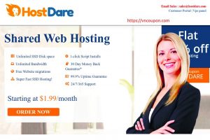 HostDare – 25% Annual discounts on NVMe KVM VPS from $19.49 USD/year
