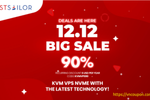 [12.12 Mega Deal] HostSailor – Get Your KVM VPS NVMe at 90% Recurring Discount