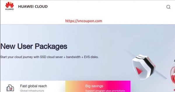 Huawei Cloud - $1 SSD Cloud Server on Sale