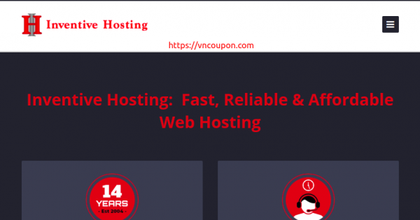 Inventive Hosting – 25% off for first year Shared Hosting from $14.99/Year