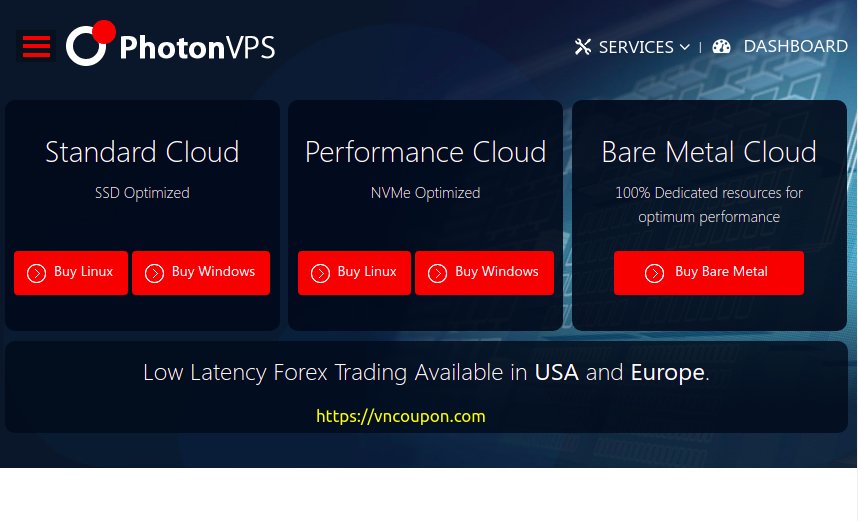 PhotonVPS – NVME Cloud VPS from $5/month – 20% Off Recurring