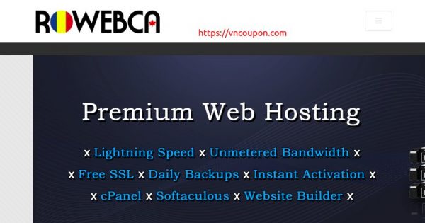 ROWEBCA Shared Hosting from $3.99/month - PURE SSD, CloudLinux, LiteSpeed, cPanel, Free SSL, Daily Backups !