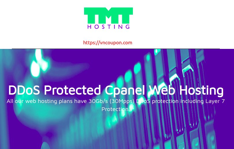 TMT Hosting –  15% OFF DDOS Protected Cpanel Web Hosting