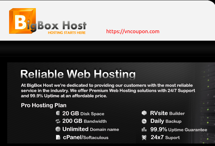 BigBoxHost Dedicated Server Offer from $50/month – Xeon L5420 (8 Cores) / 16GB RAM