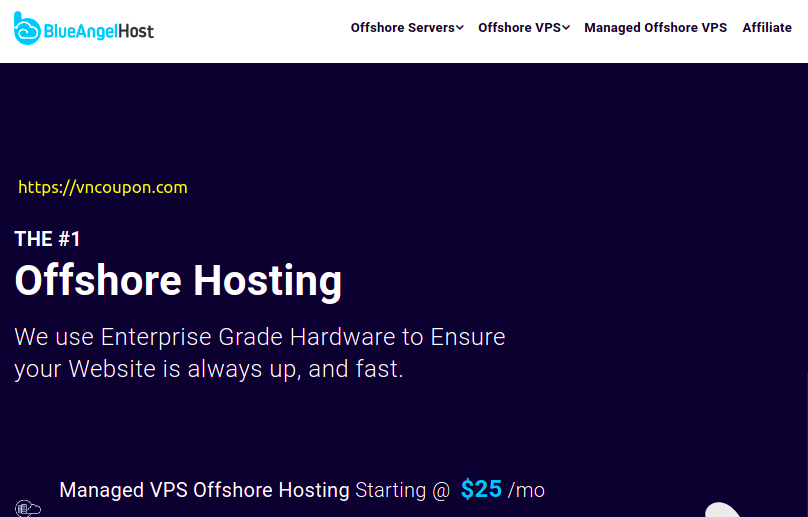 BlueAngelHost – Offshore VPS Promo from $9.99/month – 10% Off Managed Offshore VPS