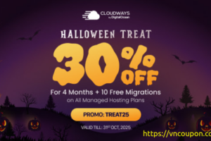 [Halloween 2025 Sale] Cloudways – 30% Off for 4 Months