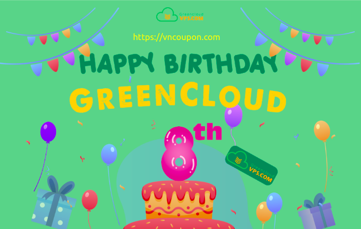 [Birthday Sale] Up to 80% Off GreenCloudVPS Coupons!