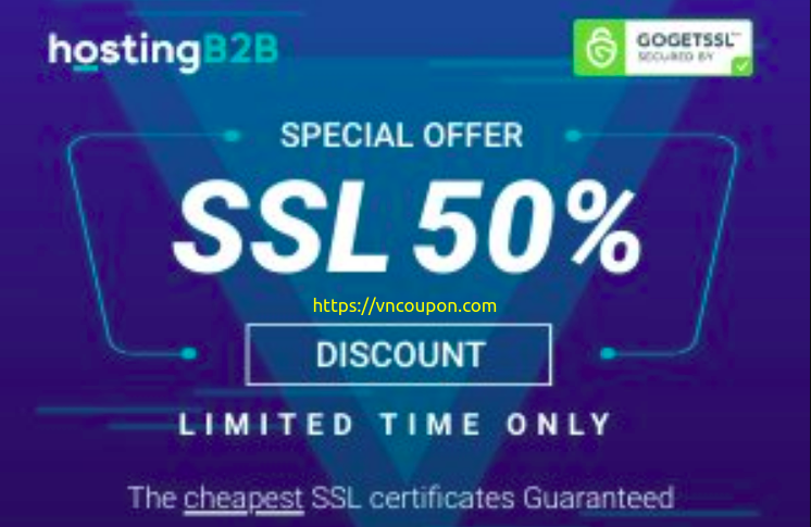 50% Off SSL Certificate Sale at HostingB2B