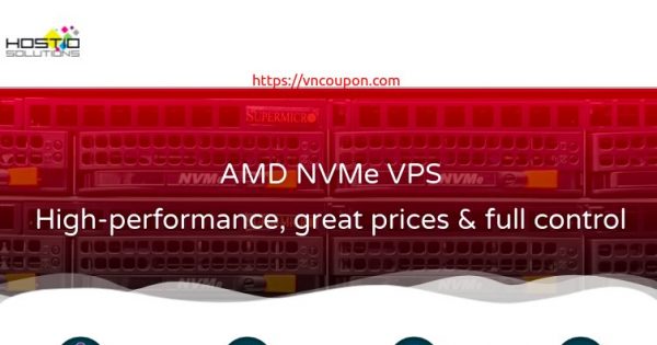 Hostio Solutions - AMD NVMe VPS Offers from $5/month