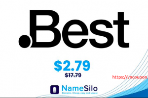 Get your .BEST domain for $2.79 at NameSilo!