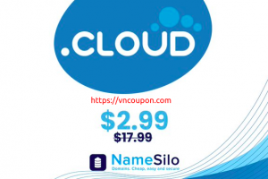 [Flash Sale] Register your .CLOUD domain name for only $2.99 (regular price $17.99) at NameSilo!