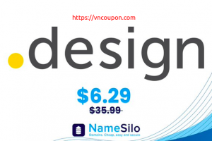 NameSilo – Register yours .DESIGN domain name for only $6.29 (regular price $35.99)