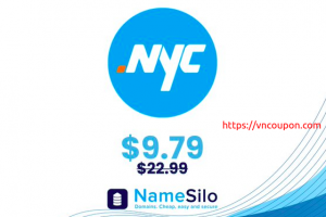 NameSilo – Get your .NYC domain name for only $9.79!