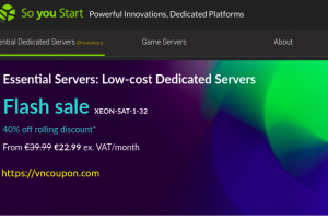 [Flash Sale] 40% off for life So you Start Dedicated Servers from €22.99/month