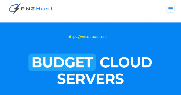 PNZHost - 40% Off Recurring Any of Cloud VPS Hosting