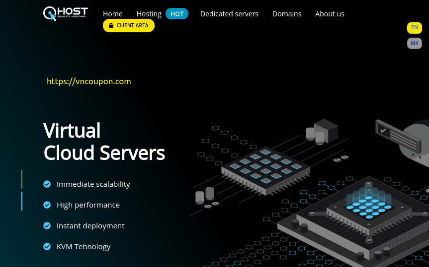 QHost – 20% Off on Shared Hosting, VPS Hosting, Windows VPS in Macedonia