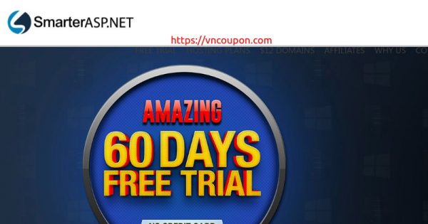 SmarterASP.NET - 60 Days Free Trial on Windows ASP.NET Hosting