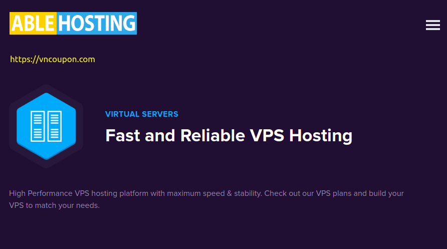 ablehosting.com – 50% Off High Performance VPS from $5/month
