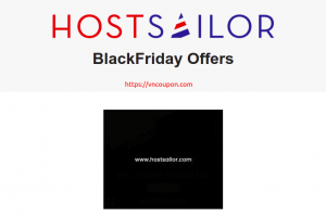 [Black Friday 2021] HostSailor – Up to 60% Off Shared Hosting, VPS Hosting