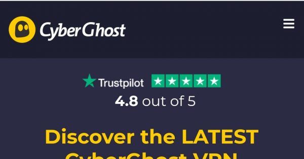 [Black Friday 2021] CyberGhost VPN - 83% off 2-year plan + 3 months free