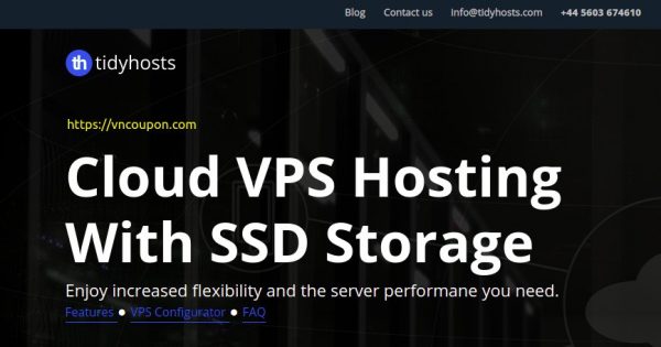 Tidyhosts - 30% Off VPS Hosting Offers from £6.50