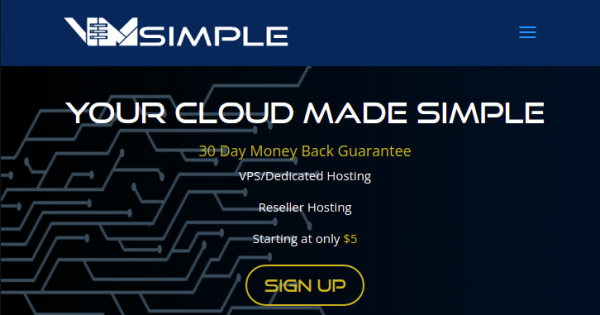 VM Simple - 65% Off KVM VPS from $5/month