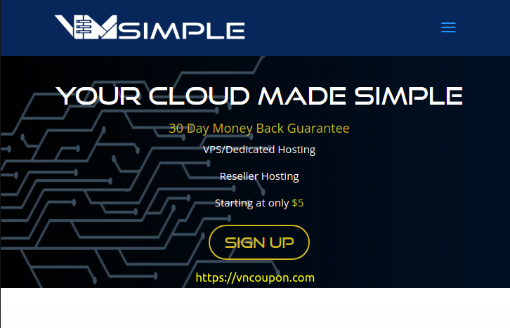 VM Simple – 65% Off KVM VPS from $5/month