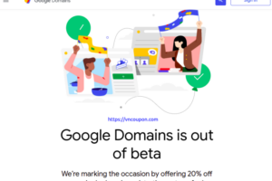 Google Domains is out of beta – 20% off any single domain registration or transfer.