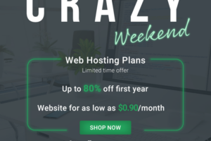 [Crazy Weekend] Stablehost – 80% Off Web Hosting