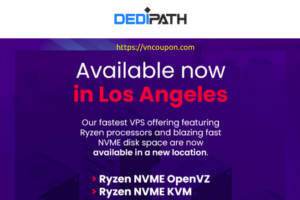 DediPath – Powerful Ryzen VPS Available in Los Angeles from $44/Year
