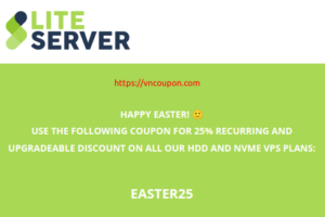 [Easter Deals] LiteServer – 25% Off Recurring MVMe & Storage VPS from €3,75/month