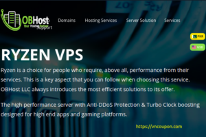 OBHost – Powerful Ryzen VPS in France from $30/month