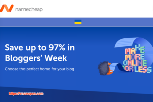 [Blogger’s Week Sale] Namecheap – Up to 97% Off Domains & 67% Off Hosting