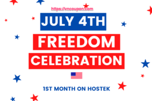 Happy 4th of July! 1st Month Free On Hostek