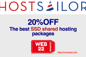 HostSailor – 20%OFF The best SSD shared hosting packages!