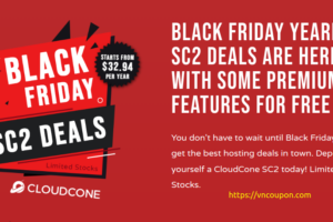 [Pre Black Friday 2022] CloudCone Cloud Server Deals are here – Start from $32.94/Year