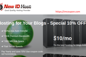 New ID Host – SSD VPS Special from $16/month – 10% discount
