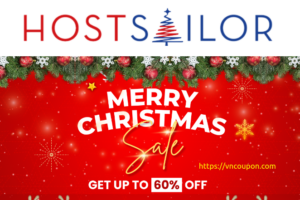 [Christmas 2022] HostSailor – The Christmas sale has started! Get up to 60%