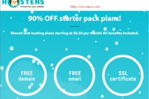 Hostens best hosting deals – 90% OFF starter pack plans!