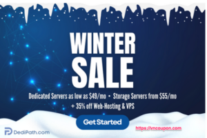 DediPath Winter Sale – Up to 35% Off VPS & Web Hosting
