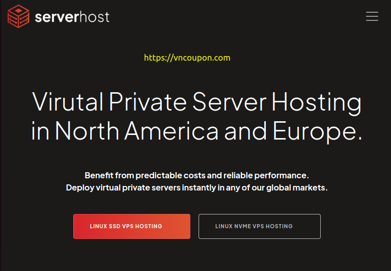 ServerHost Black Friday & Cyber Monday 2023 – Special VPS from $18.75/year