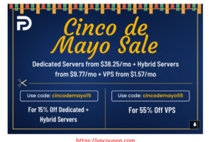 DediPath – Cinco De Mayo Sale – 55% Off VPS from $1.57/month – 15% Off Dedicated Servers from $38.25/month – 15% Off Hybrid Servers