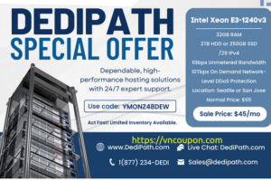 DediPath Speical Offer – Exclusive Dedicated Server only $45/month