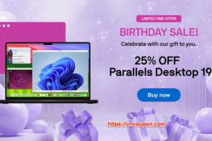 Parallels Birthday SALE – Save 25% on Parallels Desktop 19