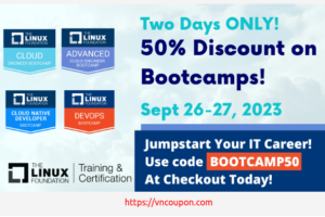 50% Off Trainings and Certifications at The Linux Foundation