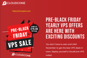 [Pre-Black Friday 2023] CloudCone – Discounted annual VPS deals from $16.50 /Year and more!
