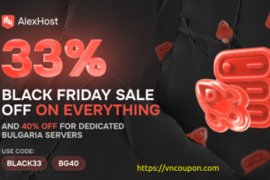 [Black Friday 2025] 33% off everything at AlexHost