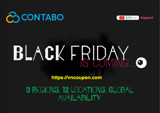 [Black Friday 2024] Contabo – Location Fee Discounts and More!